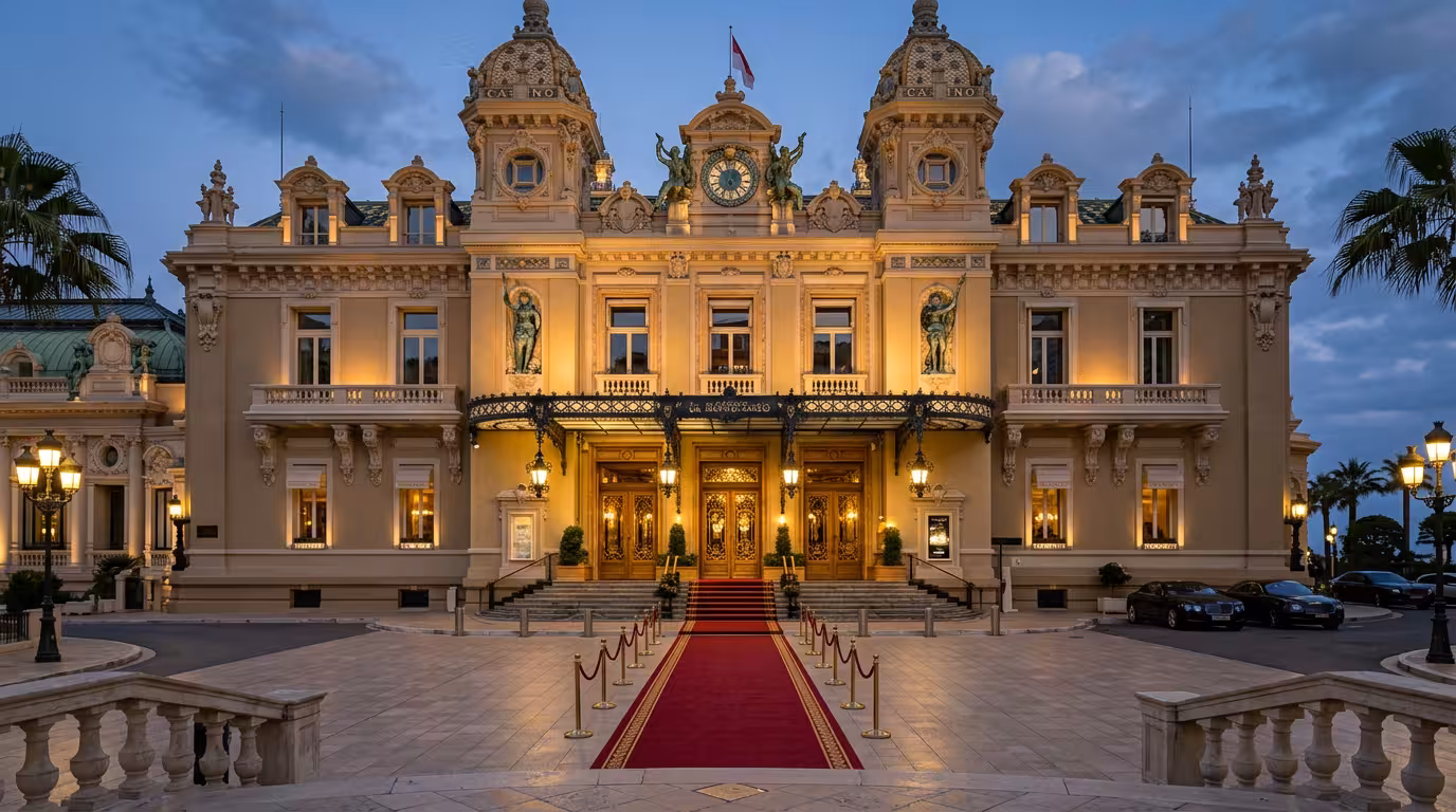 Entrée majestueuse et façade du Casino Grand Cercle d'Aix-les-Bains