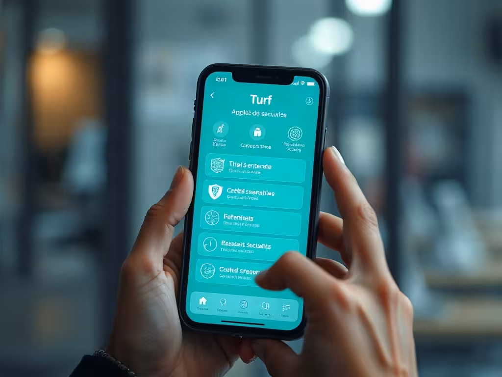 Interface d'une casino app montrant les critères de sécurité et conformité.