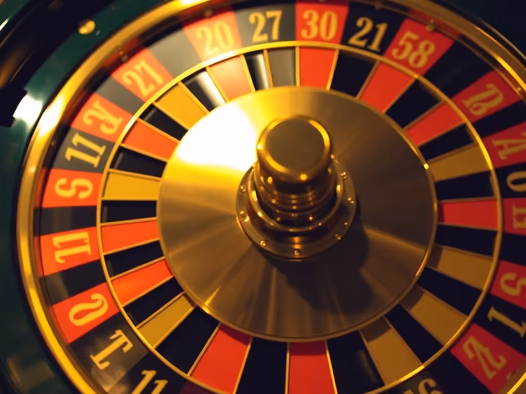 Gros plan détaillé sur la roue Crazy Time montrant segments et mécanisme d'illumination