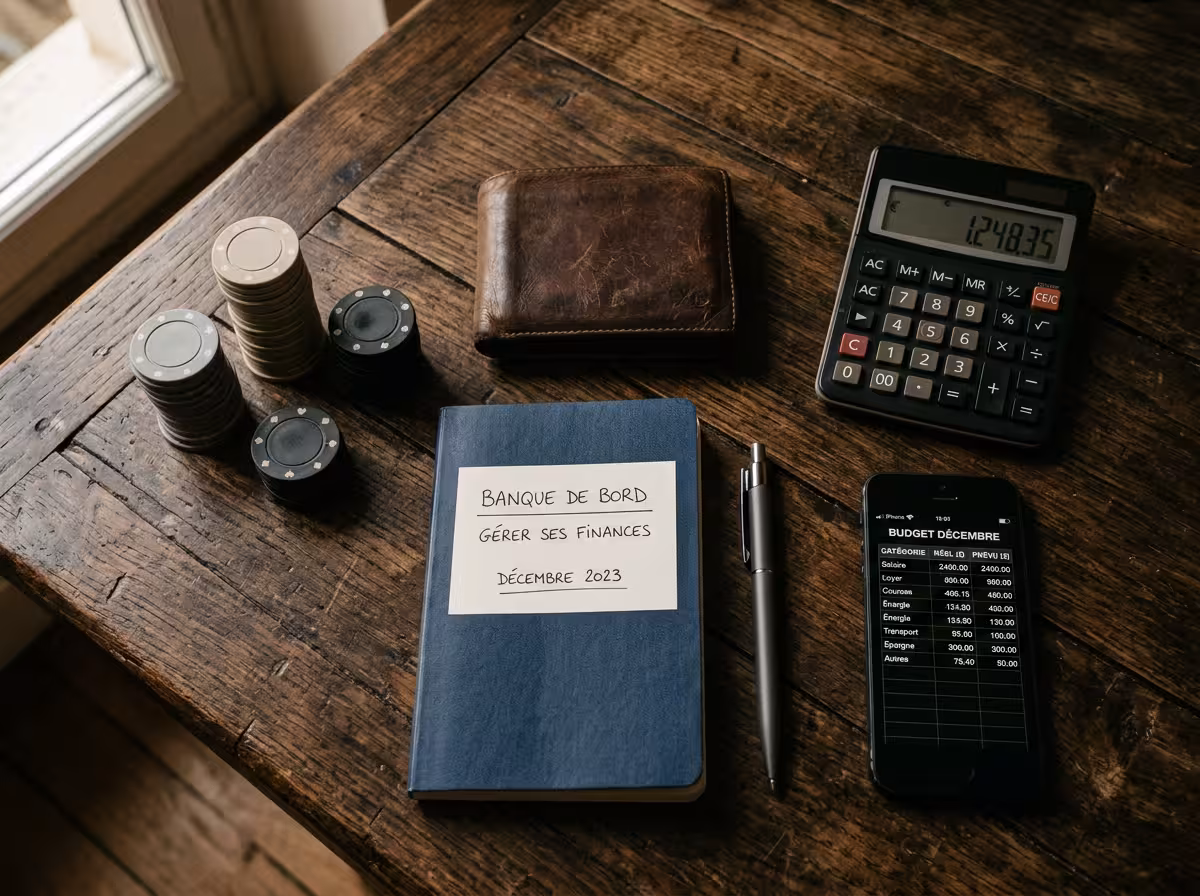 Gestion de bankroll pour pronostic football avec carnet et calculatrice