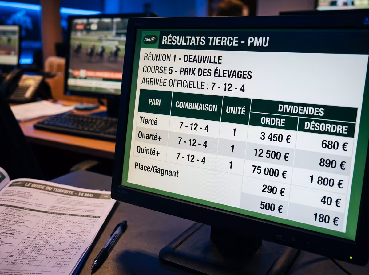 Lire les rapports tiercé sur Geny : dividendes ordre et désordre décodés