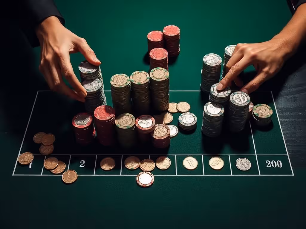 Bankroll organisée et répartie : jetons gérés avec discipline pour une approche maîtrisée