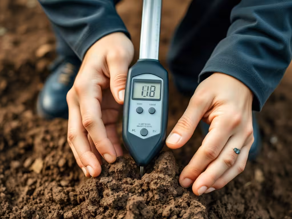 Mesure officielle du terrain avec pénétromètre au turf