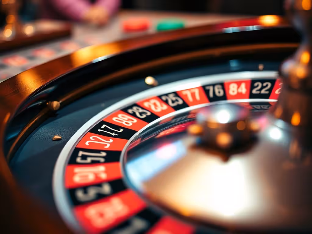 Le zéro vert de la roulette en gros plan, illustration de l'avantage mathématique permanent du casino