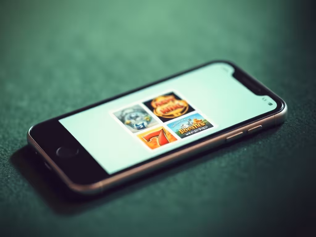 Affichage de nouvelles machines à sous sur interface mobile, accès sans téléchargement aux slots gratuites.