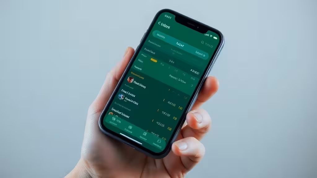 Interface Parions Sport en mode plein écran sur smartphone, cotes de matchs agrandies et lisibles
