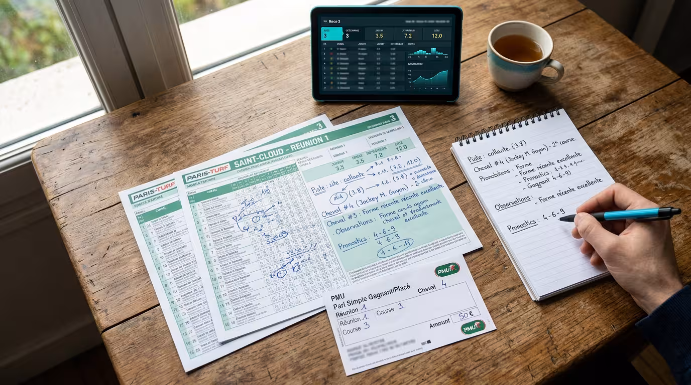 Espace d'analyse professionnelle pour le turf, avec cotes du Prix d'Amérique, notes et pronostics