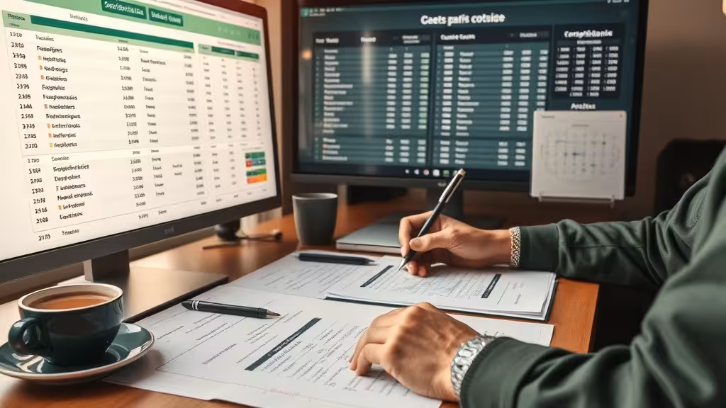 Plateau d'analyse des pronostics combinés foot avec statistiques et stratégie écrite