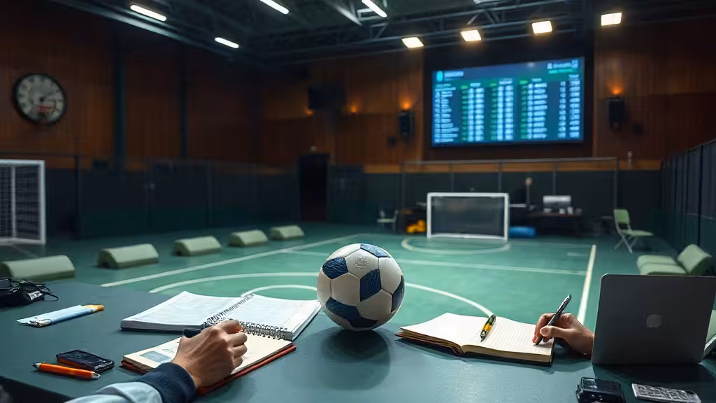 Pronostic handball 2026, analyse sportive avec ballon et tableau tactique.