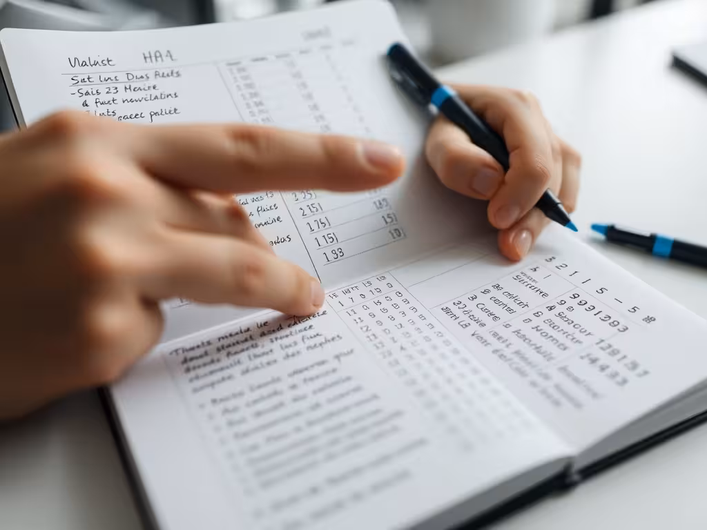 Carnet manuscrit montrant analyse tactique et statistiques détaillées de matchs internationaux