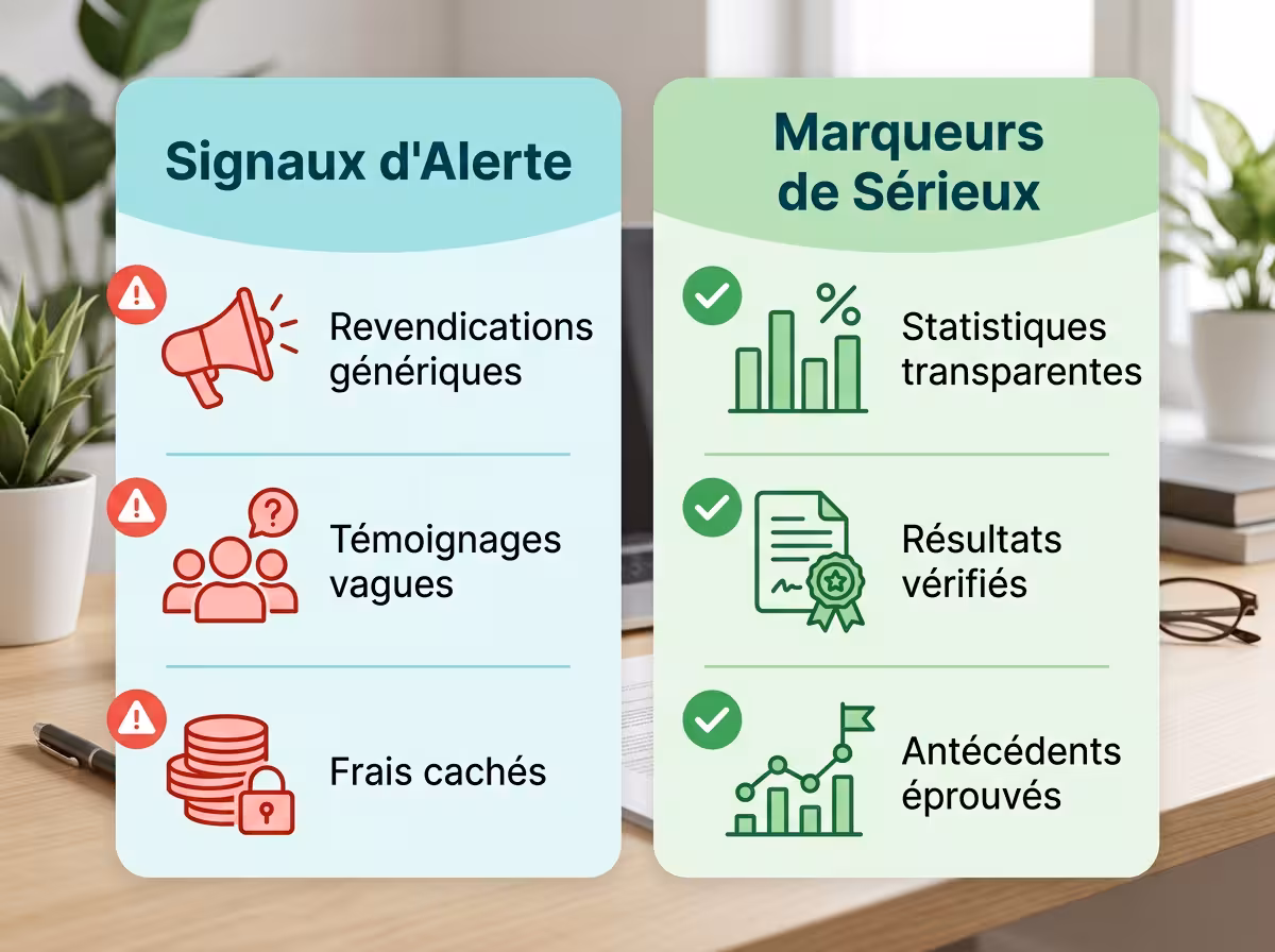 Diagnostic comparatif entre les red flags et les marqueurs de crédibilité d'un bon pronostic hippique