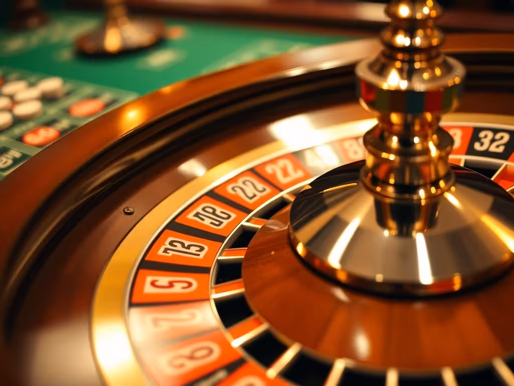 Roue de roulette en détail, illustration des variantes européenne, française et américaine