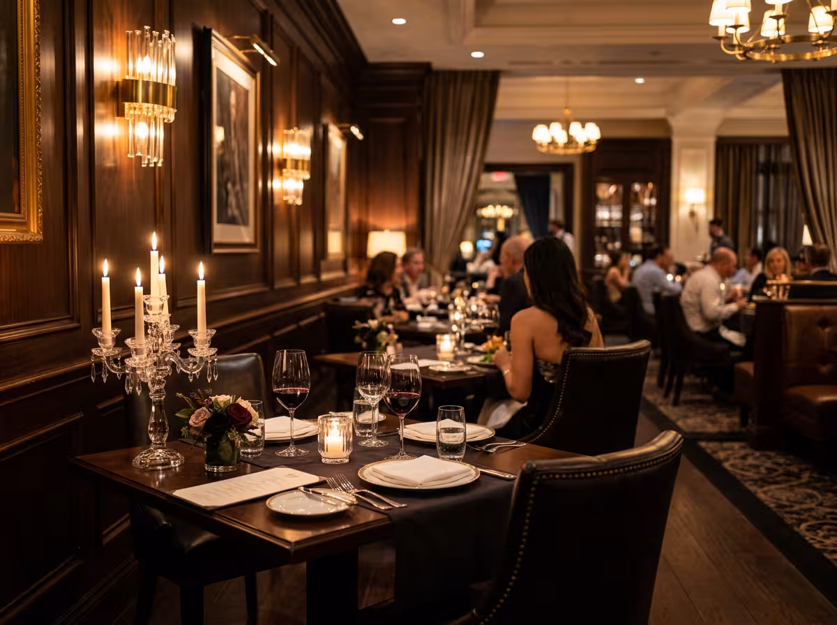 Restaurant gastronomique du Seven Casino Amnéville avec ambiance intime et élégante