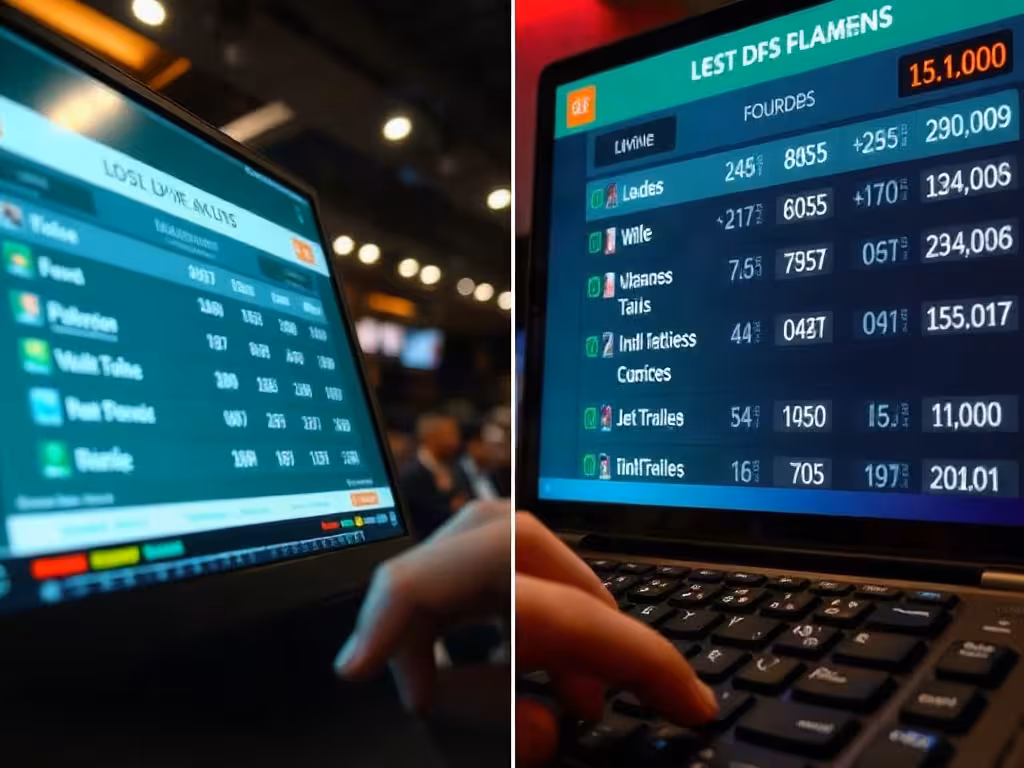 Deux écrans de paris montrant des côtes changeantes en temps réel, risque réel du surebet illustré