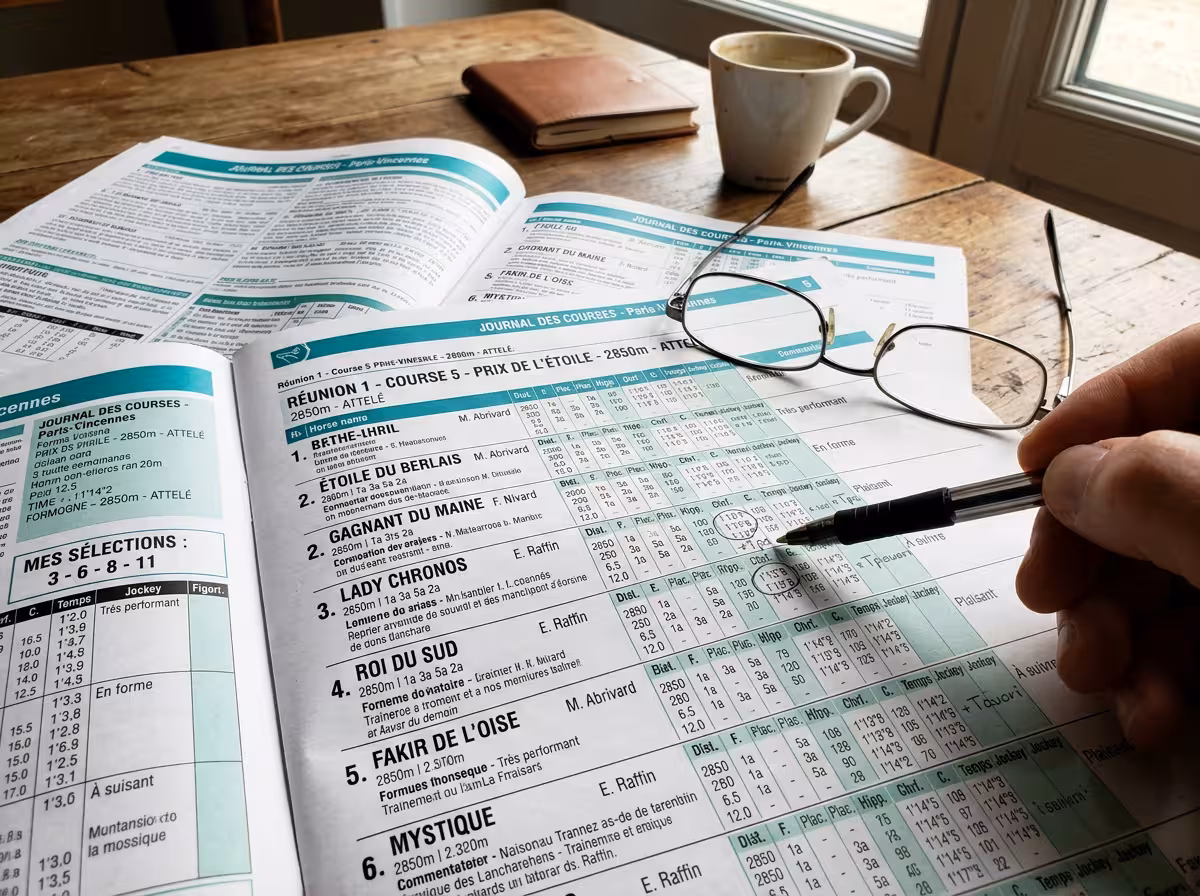 Statistiques hippiques et données pour construire un ticket de pari analytique