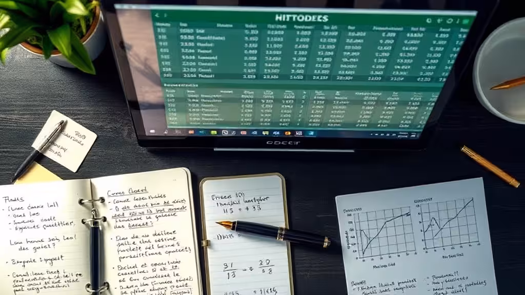Bureau d'analyste en paris sportifs : écrans de cotes, calculs et données pour la value betting